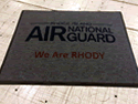 Custom Made ToughTop Logo Mat USANG 143rd Airlift Wing of North Kingstown Rhode Island