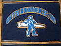 Custom Made ToughTop Logo Mat United Iron Workers of Steelville Illinois