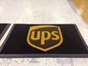 Custom Made ToughTop Logo Mat United Parcel Service of Elizabeth New Jersey