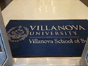 Custom Made ToughTop Logo Mat VillaNova University of Radnor Township Pennsylvania 07