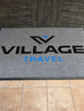 Custom Made ToughTop Logo Mat Village Travel of Oklahoma City Oklahoma