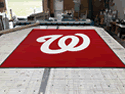 Custom Made ToughTop Logo Mat Washington Nationals Baseball Club of Washington DC