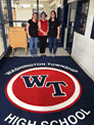 Custom Made ToughTop Logo Mat Washington Township High School of Washington Township New Jersey 01