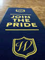 Custom Made ToughTop Logo Mat Westminster Community Charter School of Buffalo New York