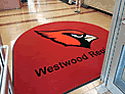 Custom Made ToughTop Logo Mat Westwood Regional High School of Westwood New Jersey 02