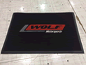 Custom Made ToughTop Logo Mat Wolf Motorsports of Elkhart Lake Wisconsin