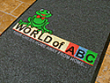 Custom Made ToughTop Logo Mat World of ABC Preschool of Jersey City New Jersey 02