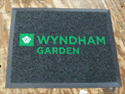 Custom Made ToughTop Logo Mat Wyndham Garden Hotel of Pasadena California