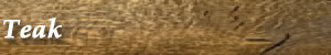 Luxury Vinyl Tile - Teak Wood Color Swatch - 7" x 48"